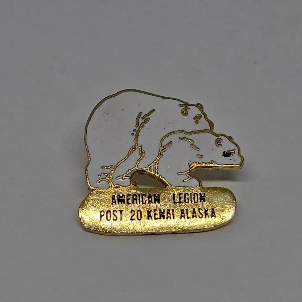 American Legion Post 20 Kemai Alaska Pin Back